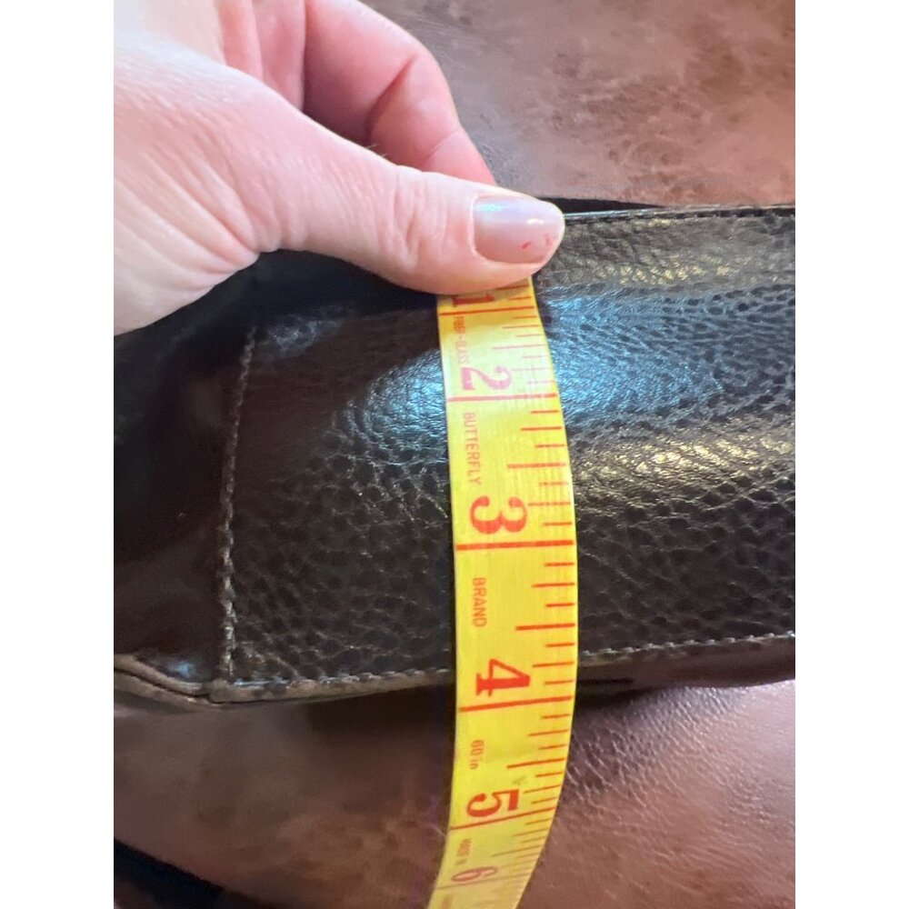 Dooney & Bourke Brown Leather Shoulder Bag - Picture 8 of 9